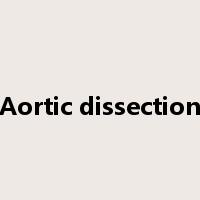 Aortic dissection是什么意思