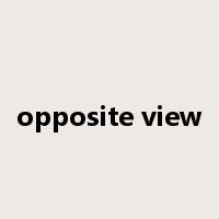 opposite view是什么意思