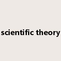 scientific theory是什么意思