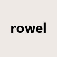 rowel是什么意思