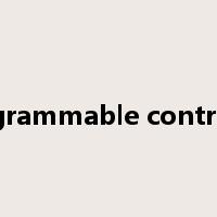programmable controller是什么意思