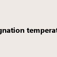 stagnation temperature是什么意思