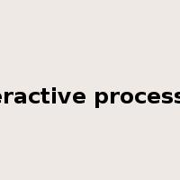 interactive processing是什么意思
