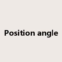 Position angle是什么意思