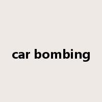 car bombing是什么意思