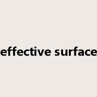 effective surface是什么意思
