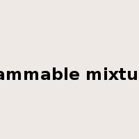flammable mixture是什么意思