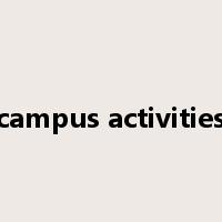 campus activities是什么意思