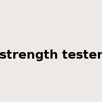 strength tester是什么意思