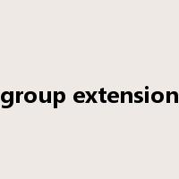 group extension是什么意思