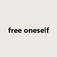 free oneself是什么意思