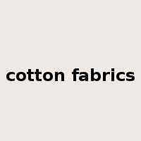 cotton fabrics是什么意思