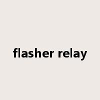 flasher relay是什么意思