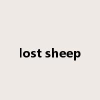 lost sheep是什么意思