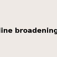line broadening是什么意思