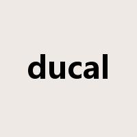 ducal是什么意思
