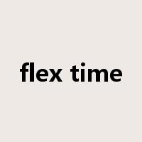 flex time是什么意思