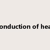 conduction of heat是什么意思