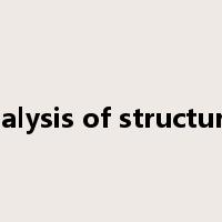 analysis of structures是什么意思