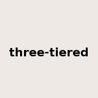 three-tiered是什么意思