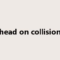head on collision是什么意思