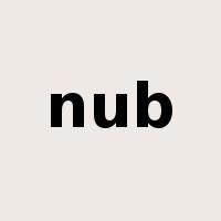 nub是什么意思