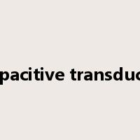 capacitive transducer是什么意思