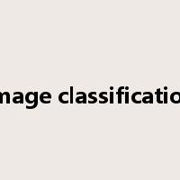 Image classification是什么意思