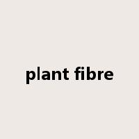 plant fibre是什么意思