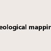 geological mapping是什么意思