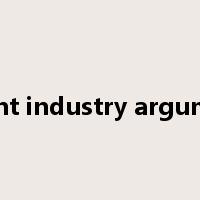 infant industry argument是什么意思