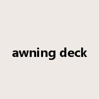 awning deck是什么意思