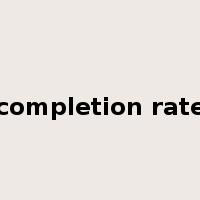 completion rate是什么意思