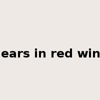Pears in red wine是什么意思