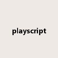 playscript是什么意思
