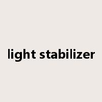 light stabilizer是什么意思