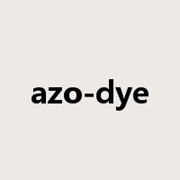 azo-dye是什么意思