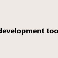 development tool是什么意思