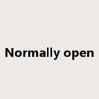 Normally open是什么意思