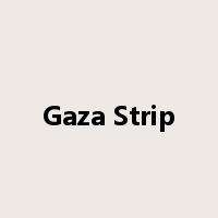 Gaza Strip是什么意思