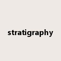 stratigraphy是什么意思