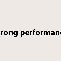 strong performance是什么意思