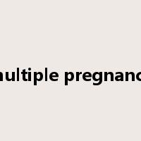 multiple pregnancy是什么意思