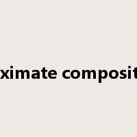 proximate composition是什么意思