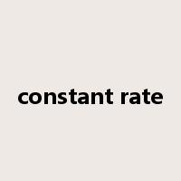 constant rate是什么意思