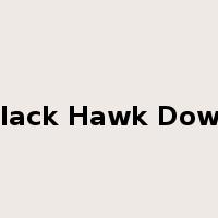 Black Hawk Down是什么意思