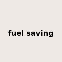 fuel saving是什么意思