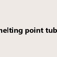 melting point tube是什么意思