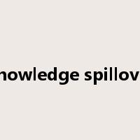 Knowledge spillover是什么意思