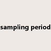 sampling period是什么意思